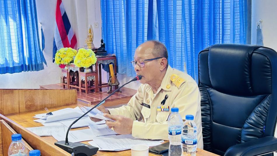 การประชุมสภาเทศบาลตำบลมะอึ  สมัยสามัญ สมัยที่ 1 ครั้งที่ 1 ประจำปี  2569