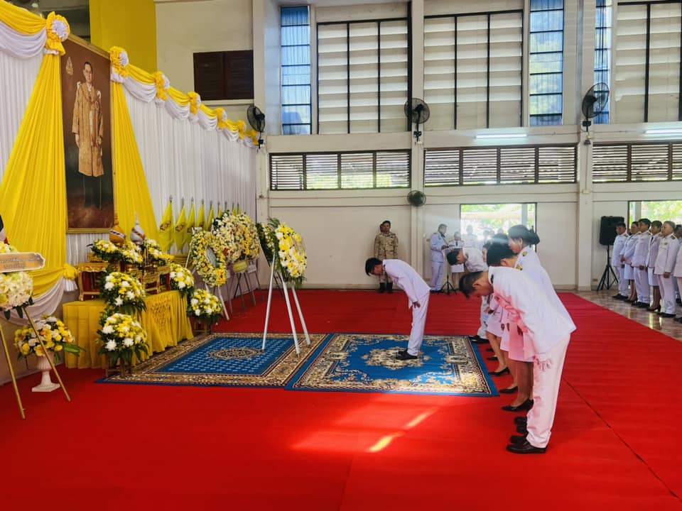 เข้าร่วมพิธีวางพวงมาลาถวายราชสักการะ เนื่องในวันนวมินทรมหาราช ๑๓ตุลาคม ๒๕๖๗